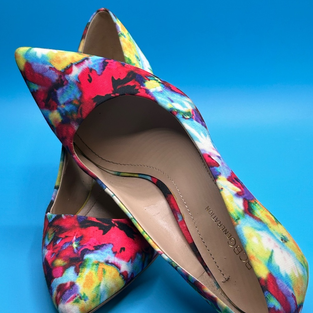 Women’s BCBGeneration Floral Heels Size - Picture 6 of 14